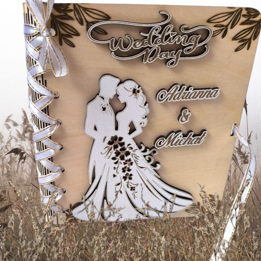Wedding Gift Card, Personalised Wedding Card, Wooden Wedding Card With Space For Money A Wedding Card that Stays in the Heart Forever