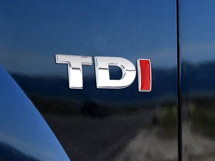 TDI rear boot badge logo