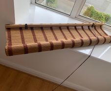 Roller blinds , bamboo