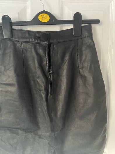 Vintage Leather Skirt