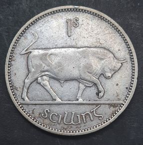 Ireland 1942 Silver Shilling Coin
