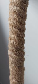 Floor rope rustic lamp