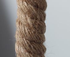 Floor rope rustic lamp