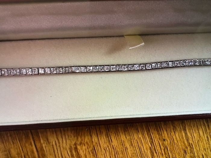 silver 925 tennis bracelet