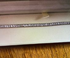silver 925 tennis bracelet