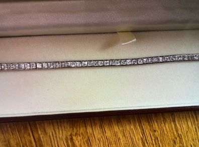 silver 925 tennis bracelet