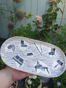 Ridgeway Homemaker Sandwich Plate 1950s
