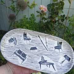 Ridgeway Homemaker Sandwich Plate 1950s
