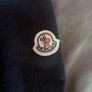 Authentic, Navy Moncler zip hoodie Image 2