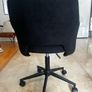 Velvet adjustable spinning desk chair Image 5