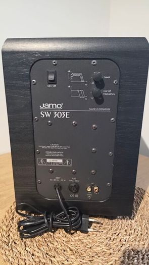 Jamo SW 303E Active Subwoofer - 8" - 70W RMS - Made in Denmark