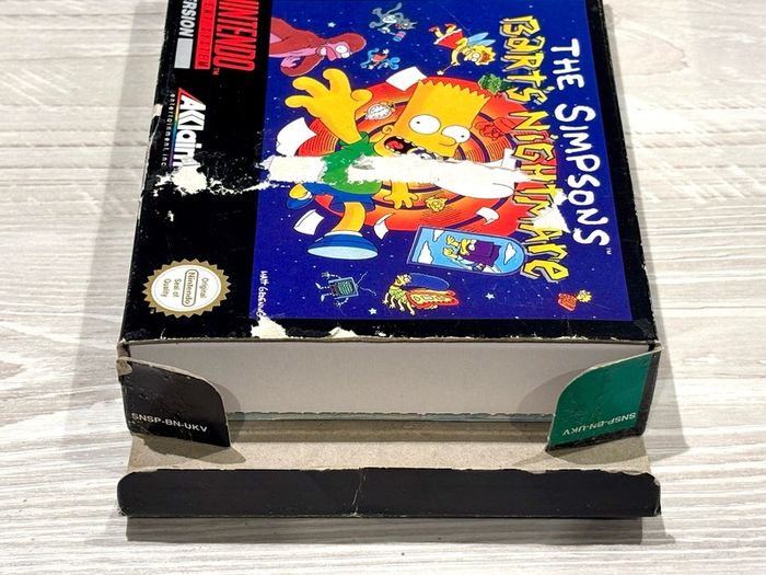 The Simpsons Barts Nightmare for SNES - Boxed