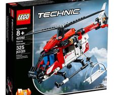 Lego Technic 42092: Rescue Helicopter (2019) 100% Complete W/BOX