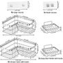 Brand New Yazoni Corner Shower Caddy 4 Pack, Image 2