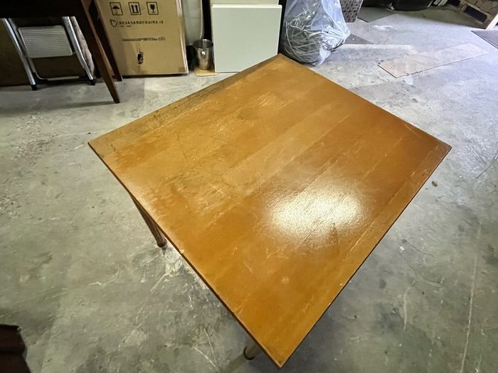 Compact wooden dining table - 2 available