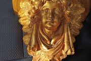 Vintage large angel wall shelf
