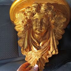 Vintage large angel wall shelf