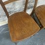A pair of tall Thonet bentwood chairs. Image 9