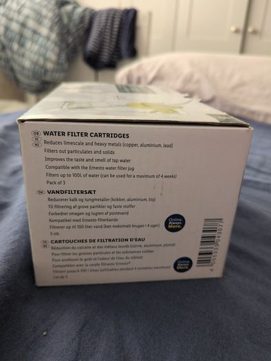 Ernesto Water filter cartridges- pack of 3