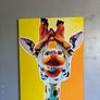 Large Canvas Giraffe No.3 " Sunflower" Alicia VanNoy Call Image 3