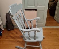 Wooden rocking chair