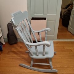 Wooden rocking chair