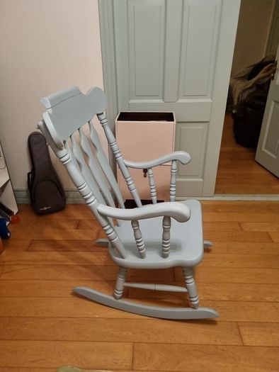 Wooden rocking chair