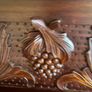 Wood Fireplace with insert and mirror Image 6