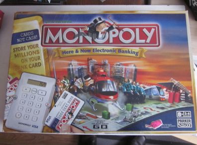 Monopoly Here and Now Electronic Banking Board Game Special Irish Edition Hasbro 2006