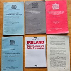 Northern Ireland X 6 Rare Books And Booklets On The Troubles In Northern Ireland. All In Good Condition. See Photos For Same.