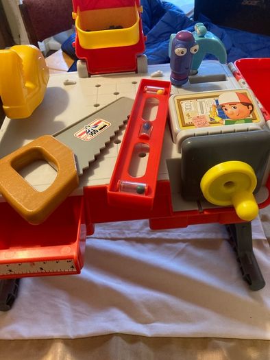 Disney Handy Manny interactive Toolbox Bench plus extras