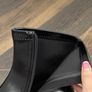 faux leather black boots Image 3