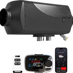 12V 24V 8KW Diesel Air Heater with Bluetooth App Remote Control for Car RV Van Caravan and Camping
