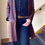 Vintage real leather trench coat from the late 90s - Size S/8 Image 9