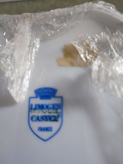 Vintge Limoges Castel Bone China Sweet Box Made In France.
