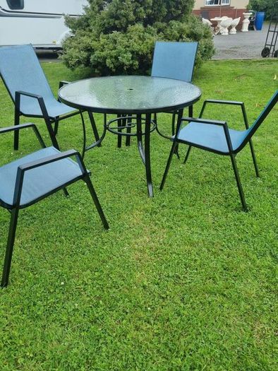Garden table and chairs