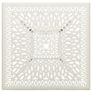 Garden Table White 90x90x73 cm Cast Aluminium Image 4