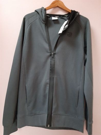 New dark grey hoodie tag attached