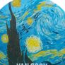 Vincent Van Gogh > "Starry Night" Translucent Studio Glass Platter Image 7