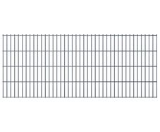 2D Garden Fence Panels 2.008x0.83 m 26 m (Total Length) Grey