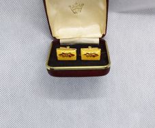 Vintage Enamelled Cufflinks