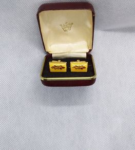 Vintage Enamelled Cufflinks