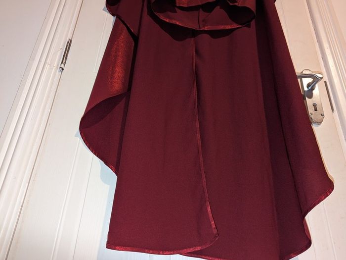 Boohoo Premium cape sleeve mini dress