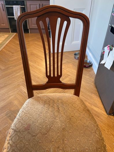 cherrywood solid extendable table and chairs