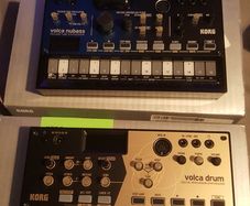 Korg Volca Drum & NuBass with 2 power adapters.