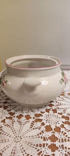 Boots Co Plc Orchard Double Handled China Lidded Soup Tureen Bowl Dish With Lid