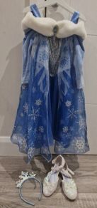 Frozen Elza Set: Dress+shoes+hairband