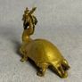 2 Chinese Dragons - Gilt Bronze Image 8