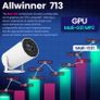 Projector 4K Android 11 Dual Wifi Wifi6 200 ANSI Allwinner H713 BT5.0 1080P 1280 720P Home Cinema Outdoor portable Projetor Image 6