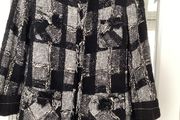 ladies Zara Black and White Coat. Size Small/ 8